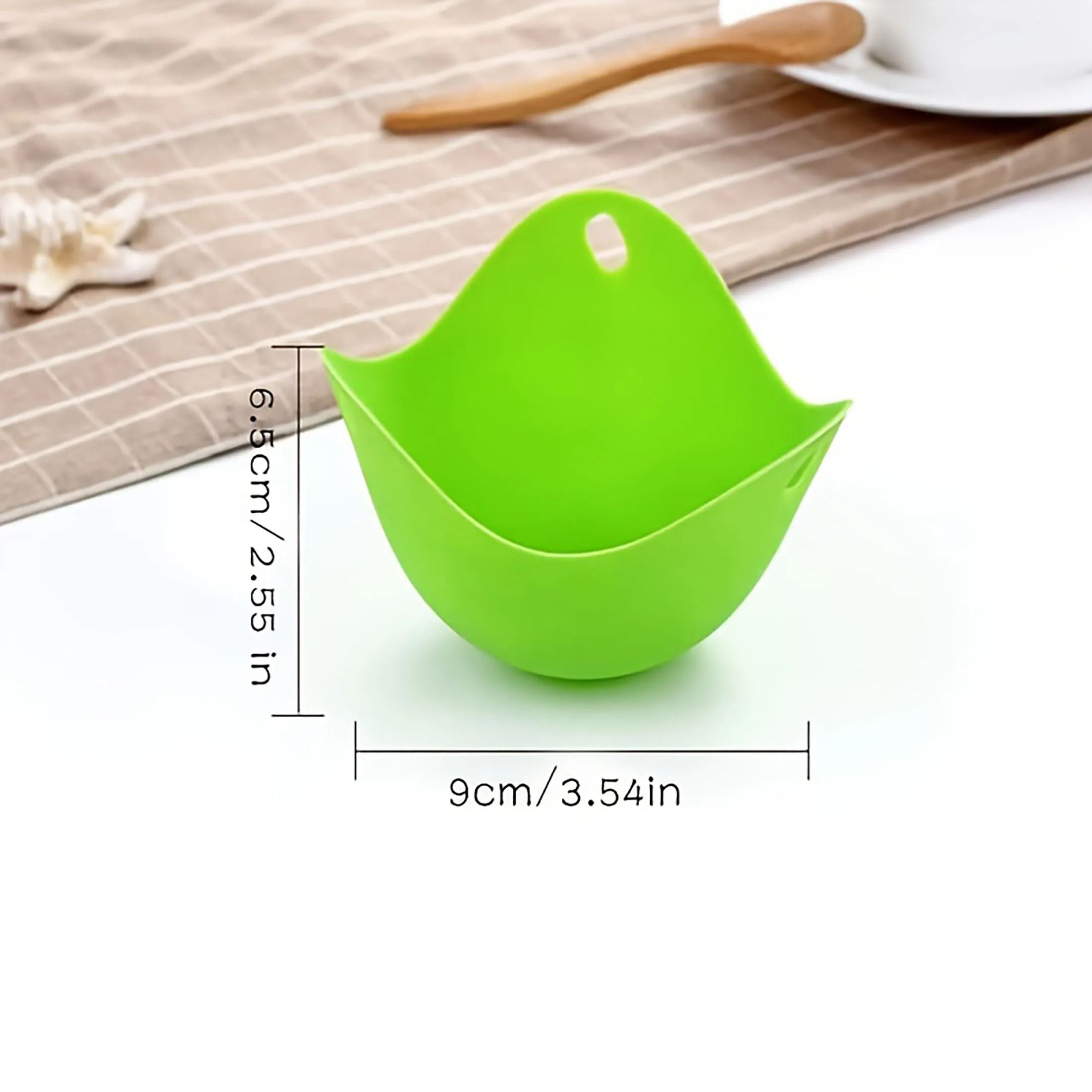 Silicone Egg Poacher Cups Egg Boiler Mold for Microwave Air Fryer Stovetop Cooking