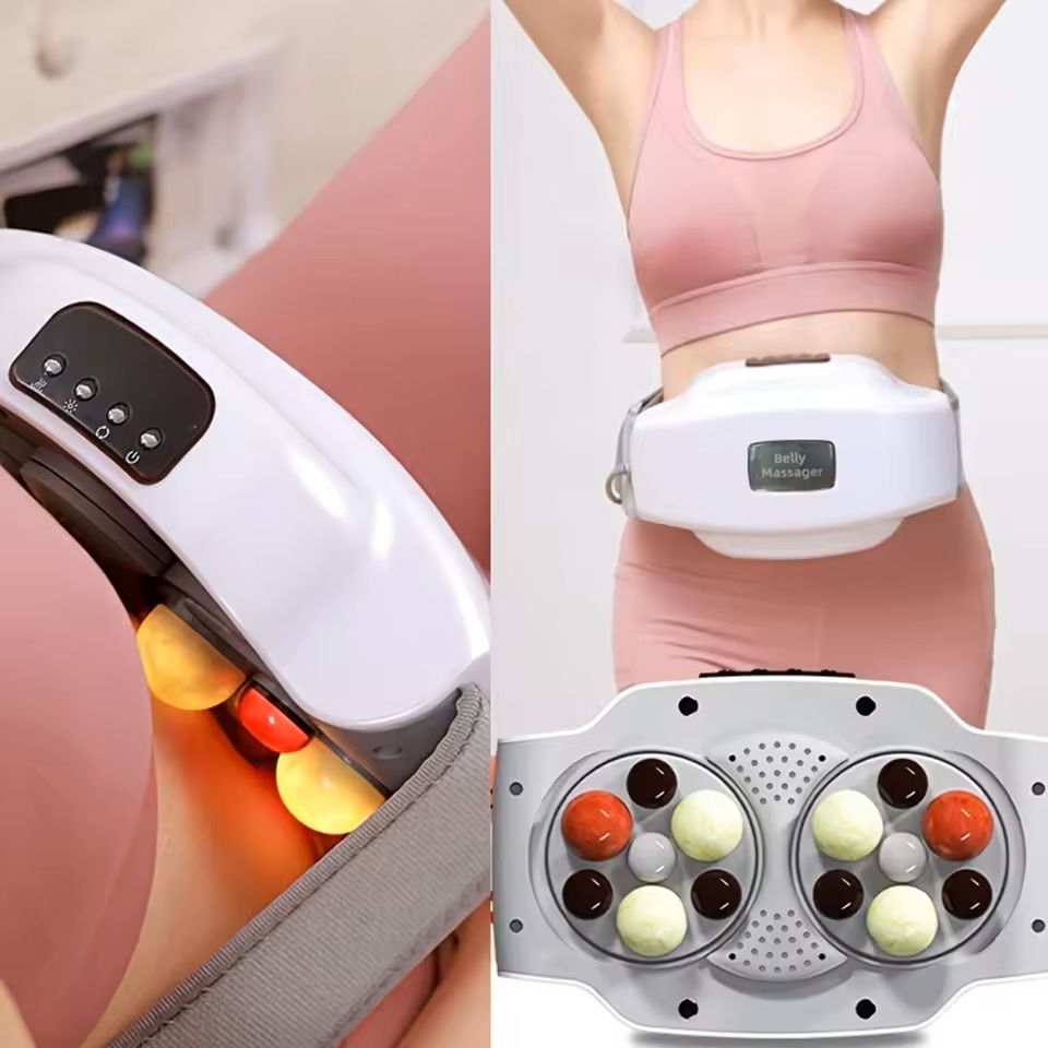 Multi Functional Abdominal Massager for Stomach Pain Relief and Warm Therapy