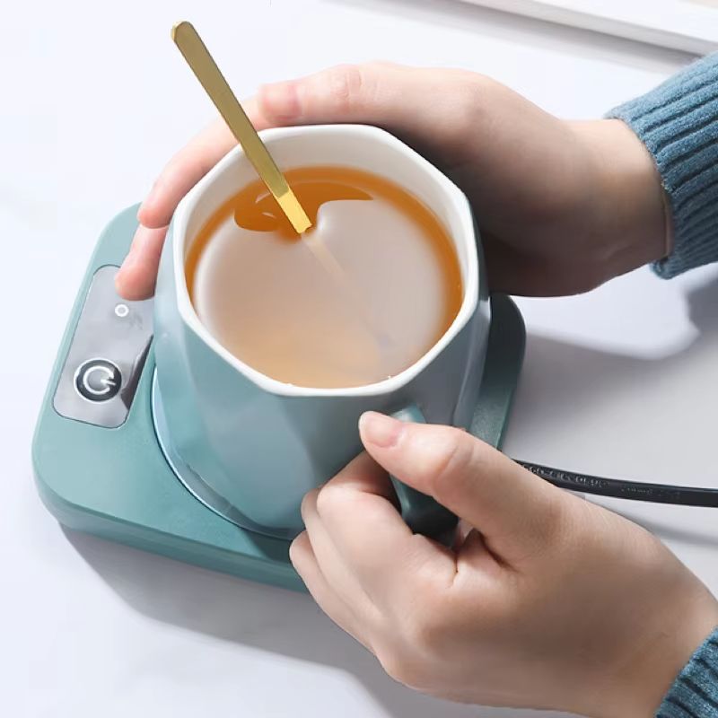 Electric Mug Warmer Constant Temperature Heating Coaster for Desk