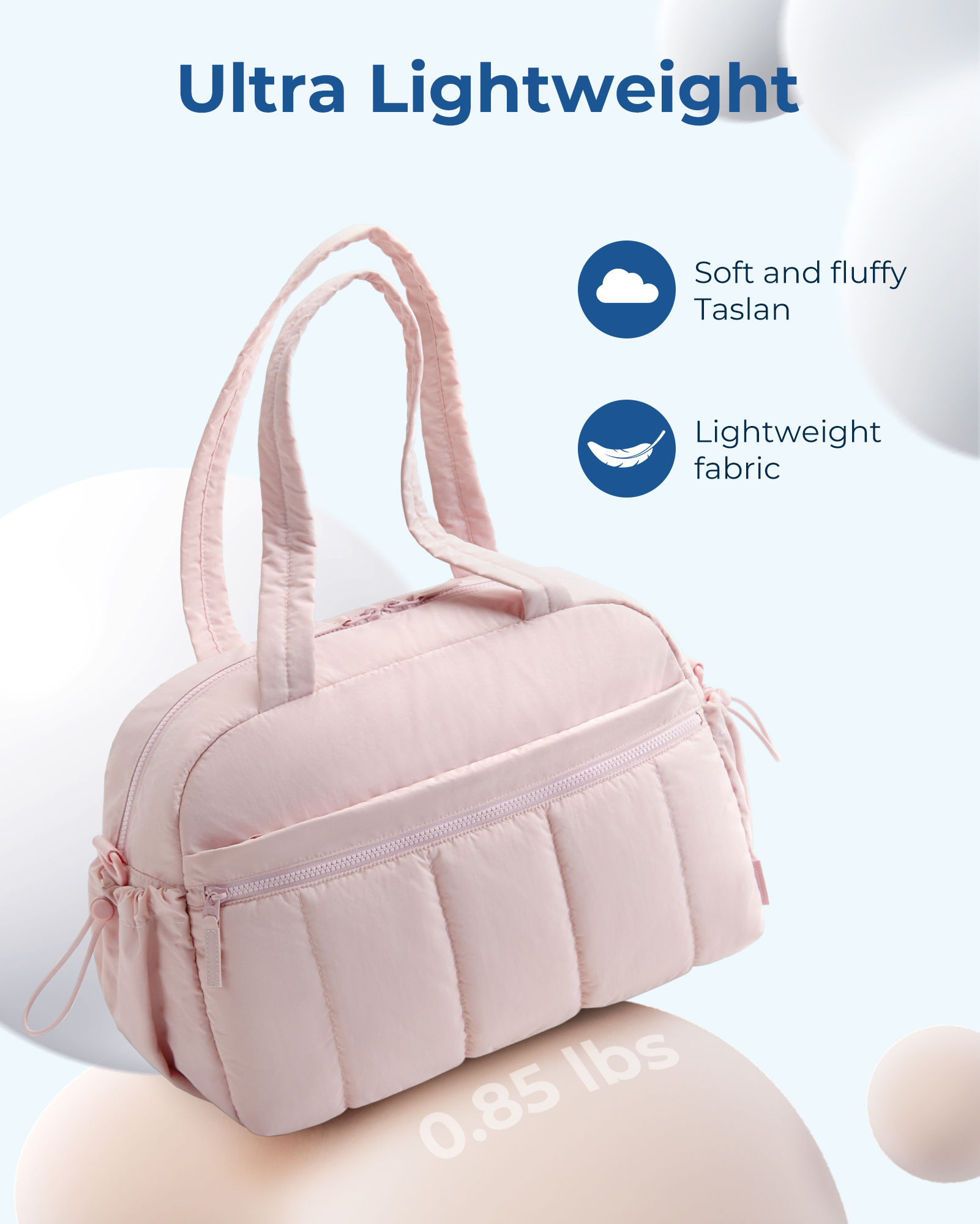 Waterproof Travel Duffel Bag with Wet Pocket, Women's Gym & Weekender Shoulder Bag, Durable Beach