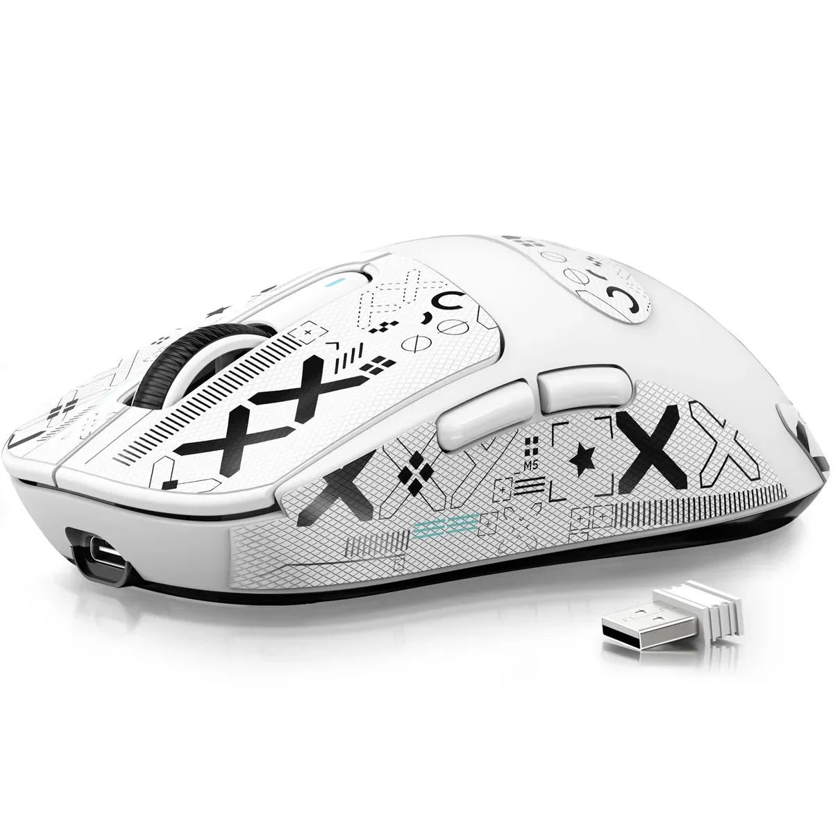 Attack Shark RGB Wireless Gaming Mouse – Tri-Mode Bluetooth Lightweight FPS Mouse