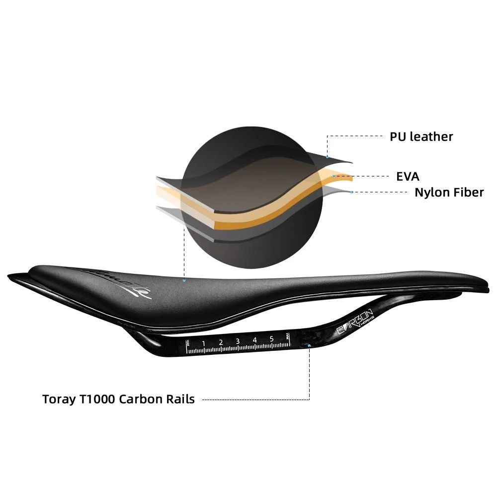 3D Printed Carbon Bicycle Saddle