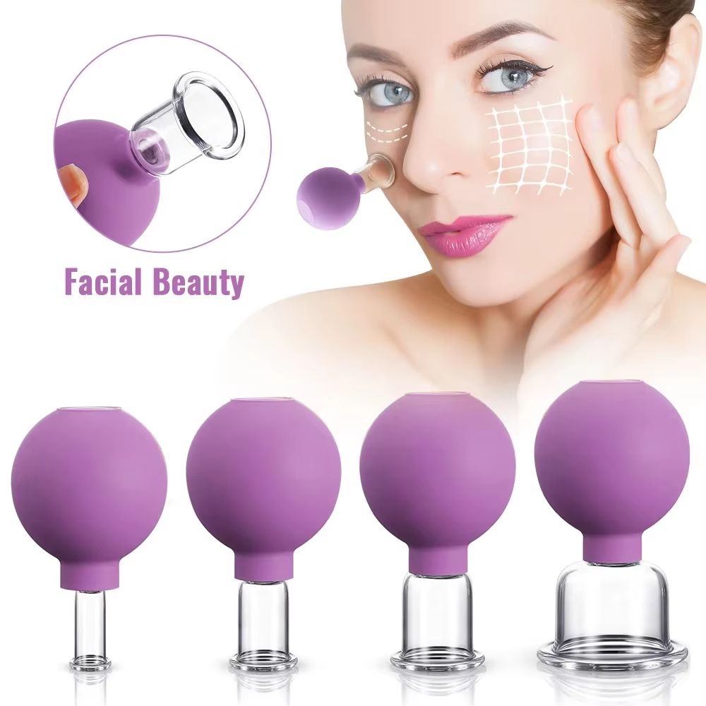 Vacuum Cupping Glass Jar Cellulite Massager Facial and Body Suction Cup for Acupuncture and Wellness Care