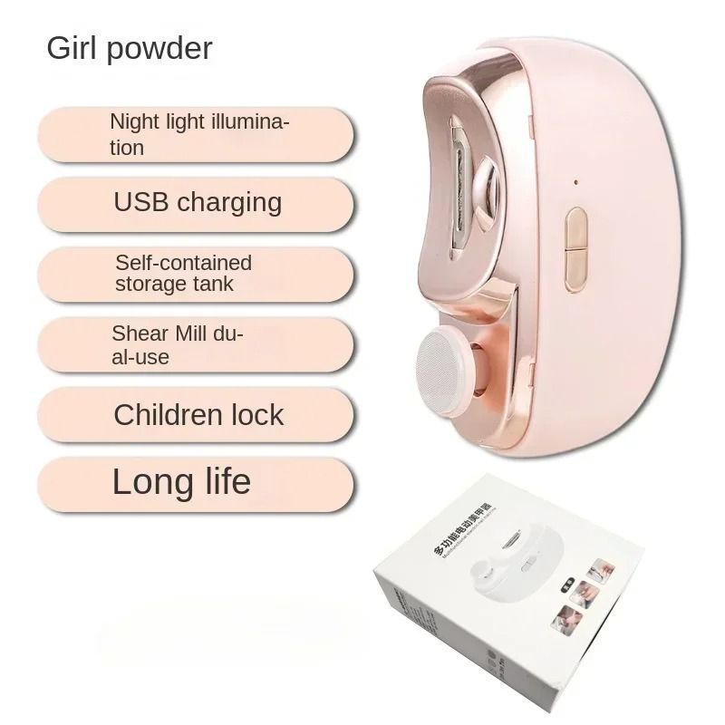 Electric Automatic Nail Clipper With Light