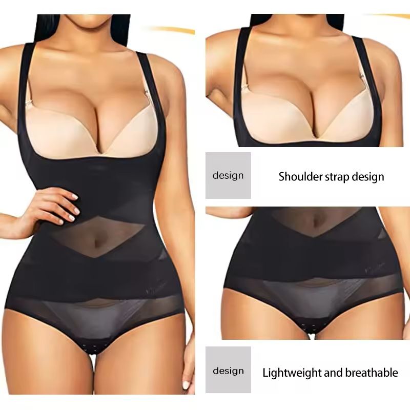 One-Piece Butt-Lifting Bodysuit – High Waist Tummy Control Shaper for Women