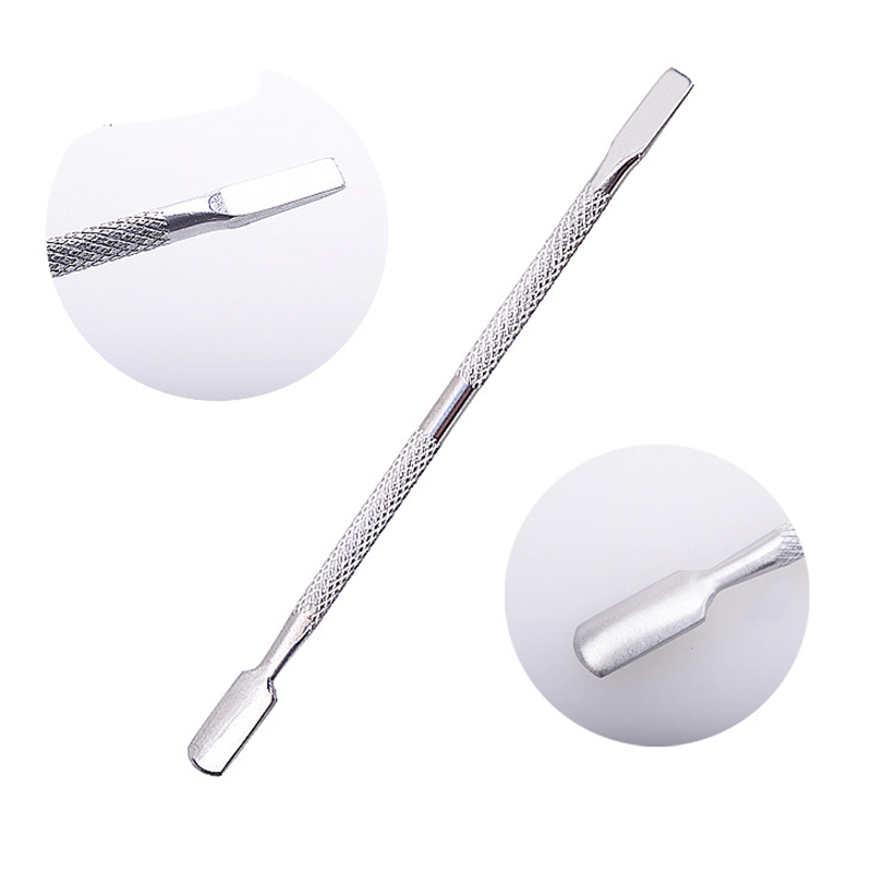 Stainless Steel Cuticle Remover and Cutter, Cuticle Pusher Nail Cleaner, Durable Manicure and Pedicure Tool