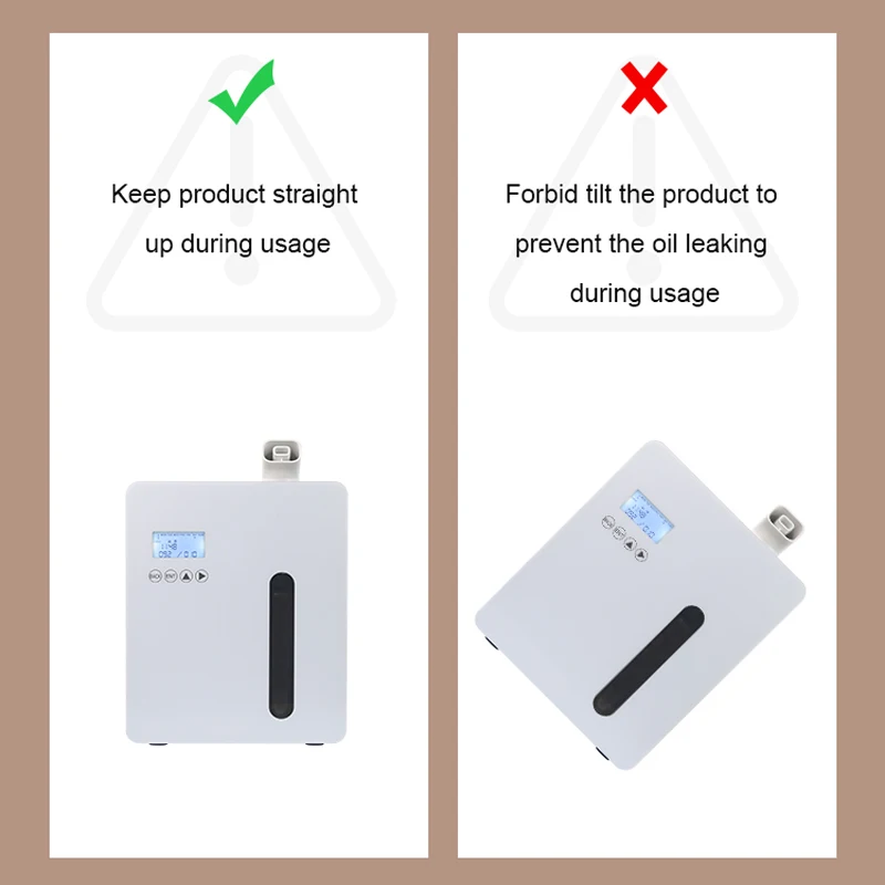 Wall Mounted Essential Oil Diffuser Hotel Aroma Diffuser, Smart Bluetooth HVAC Scent Machine Home & Office Freshener