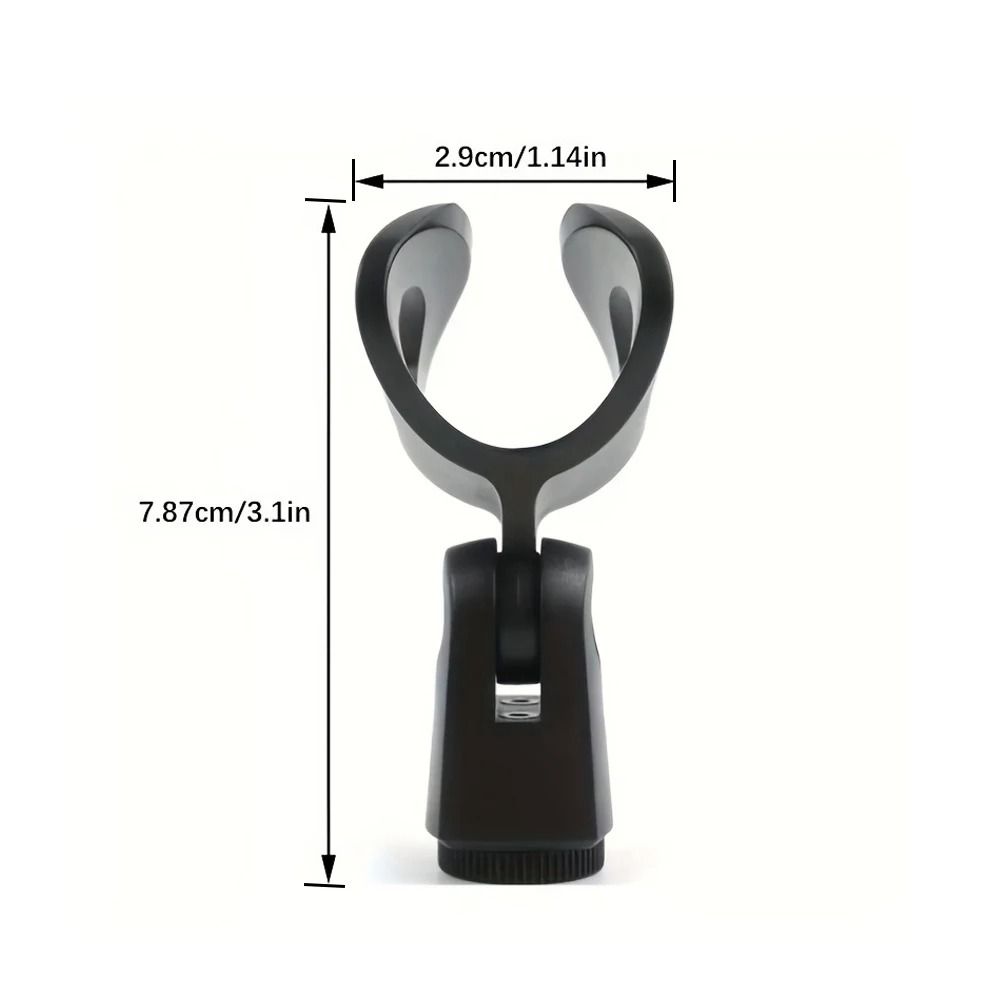 Universal Adjustable Microphone Clip Holder Set