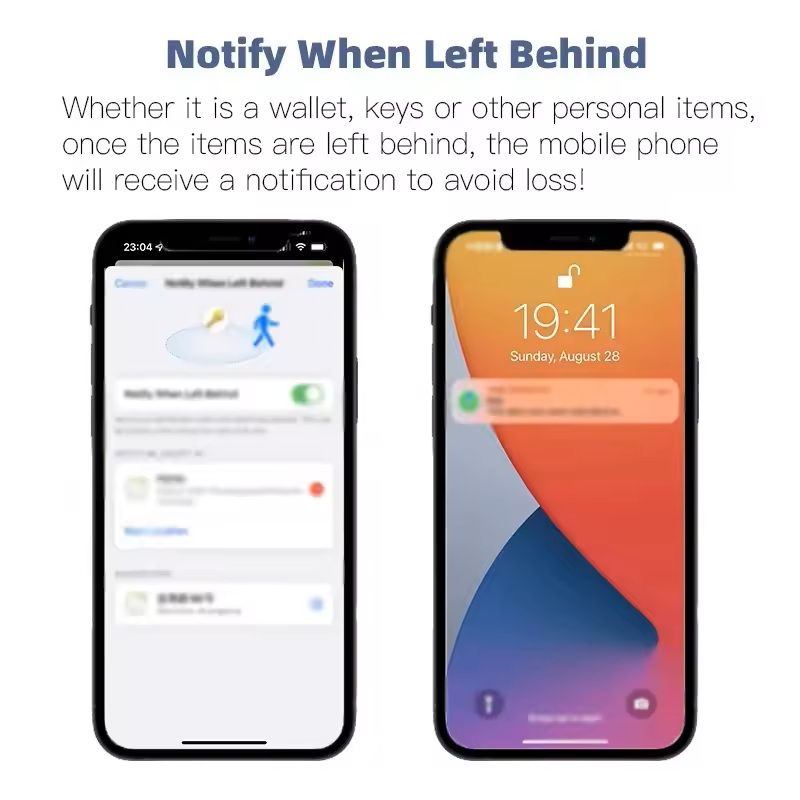 Smart Bluetooth Tracker Tag – Mini GPS Locator Compatible with Apple Find My App for Pets, Kids, Bags & More