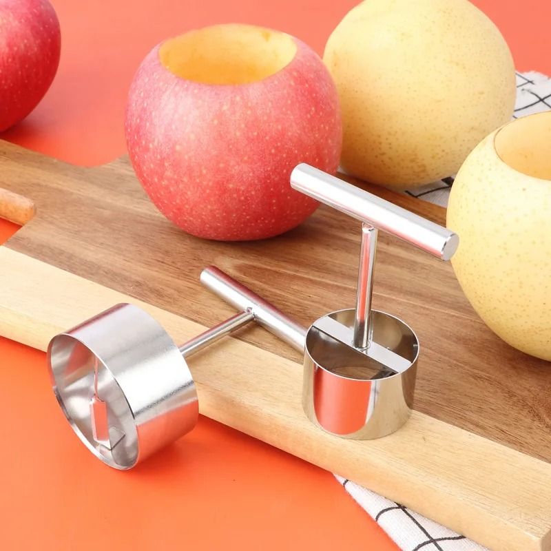 Professional Stainless Steel Fruit Core Digger and Pitter for Apples and Pears