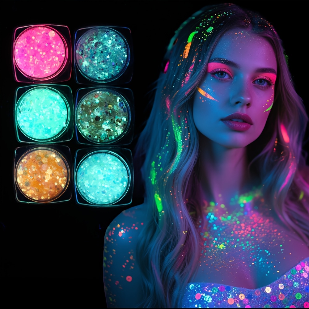 Chunky Glitter Gel Water-Based for Mardi Gras Christmas Festival