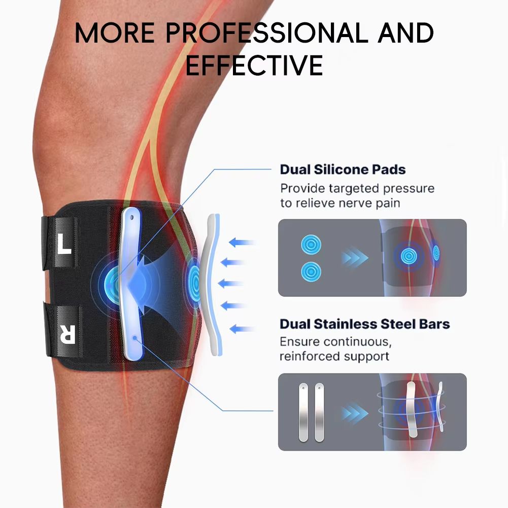 Adjustable Sciatica Pain Relief Brace with Dual Pressure Pads Targeted Compression