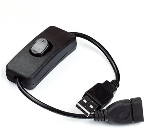 USB Switch Extension Cable (28cm) – On/Off Power Control for USB Devices