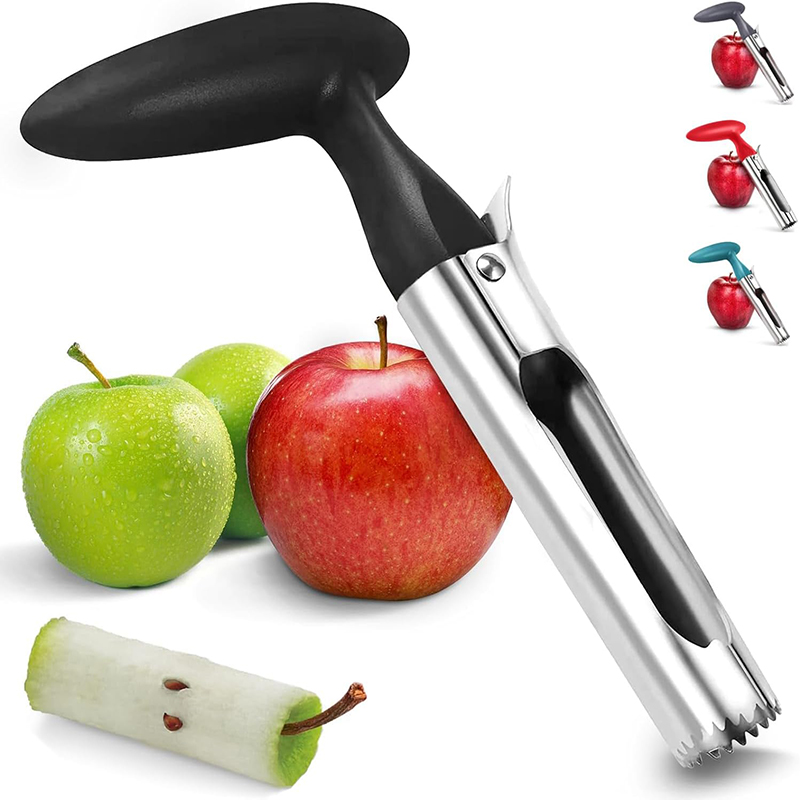 Stainless Steel Apple Corer Tool for Apples and Pears Easy Fruit Core Remover