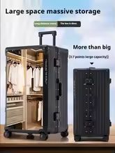 Hard Shell Carry On Suitcase Rolling Travel Luggage with Spinner Wheels 20 24 26 28 30 Inch Large Capacity Durable Lugga