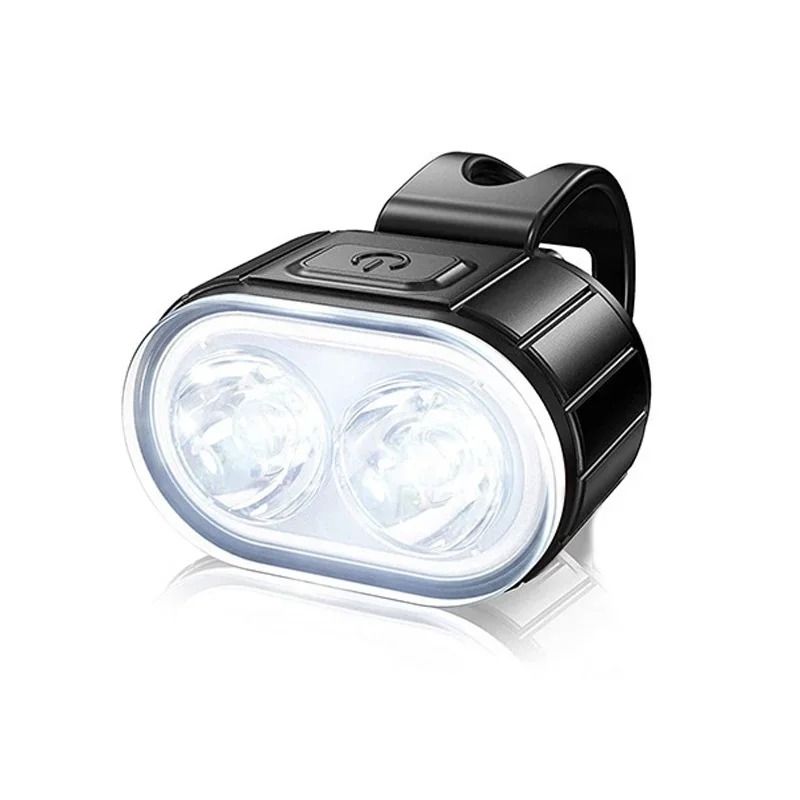 Ultra-Compact LED Bicycle Light Set | USB Rechargeable Waterproof Safety Warning Headlight & Taillight