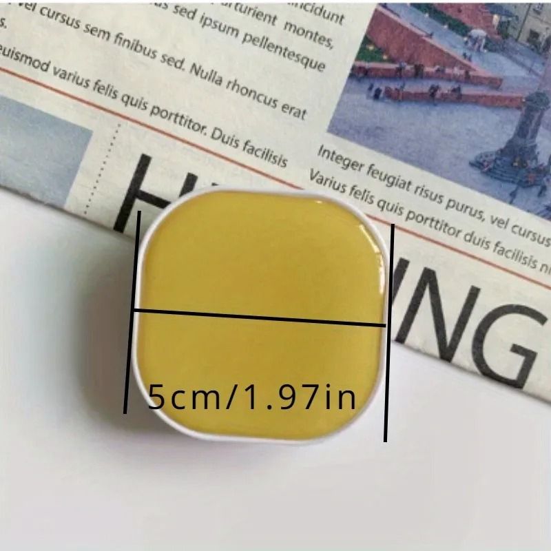 Cute Square Phone Grip & 360° Rotatable Finger Ring Stand