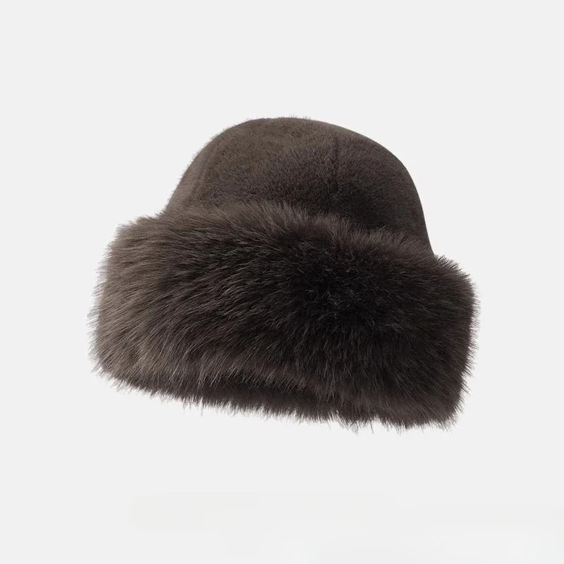Plush Thermal Winter Fisherman Hat with Ear Protection