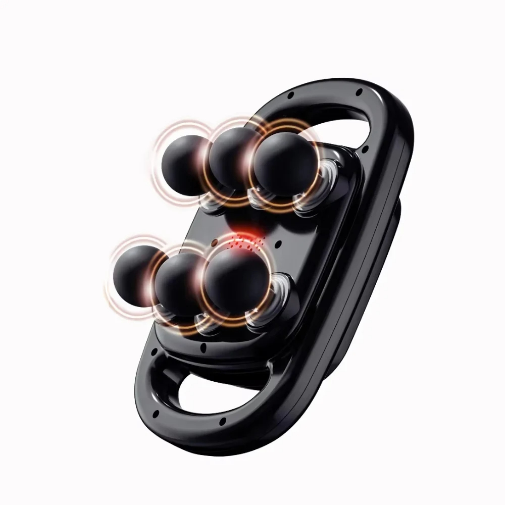 Deep Tissue Percussion Massage Gun, 6 Head Muscle Relief, Neck, Cervical Spine, Full Body Massager