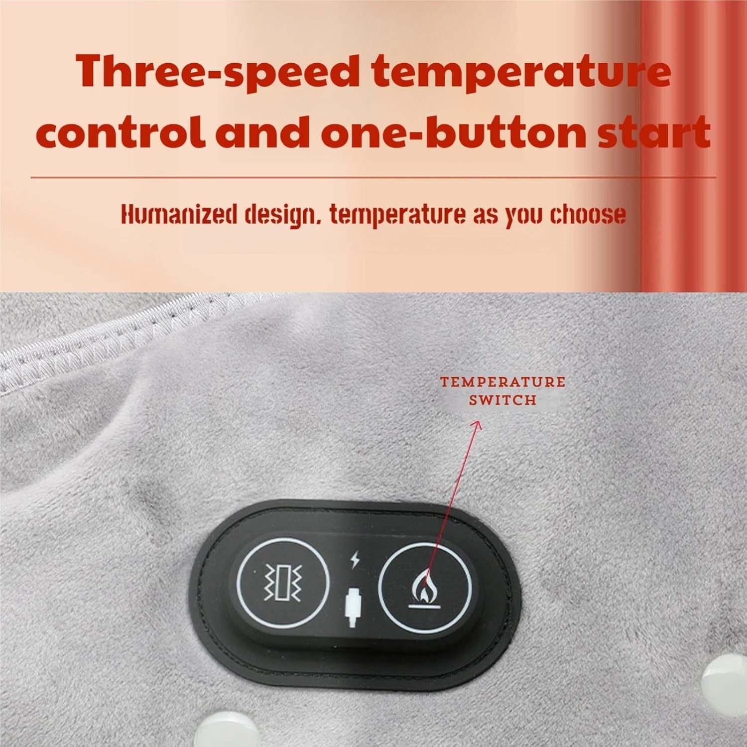 Electric Heating Neck and Shoulder Massager with Infrared Therapy