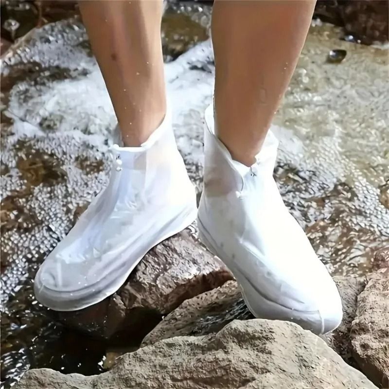 StepShield Waterproof Silicone Shoe Covers Reusable Rain Shoe Protectors Non Slip Shoe Cover for Outdoor Use