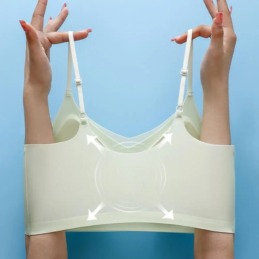 Ultra Thin Breathable Ice Silk Wireless Bra Seamless Cooling Bralette