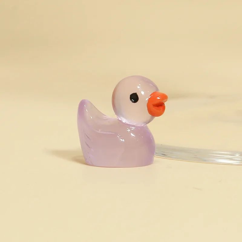 Glow in the Dark Mini Duck Figurines