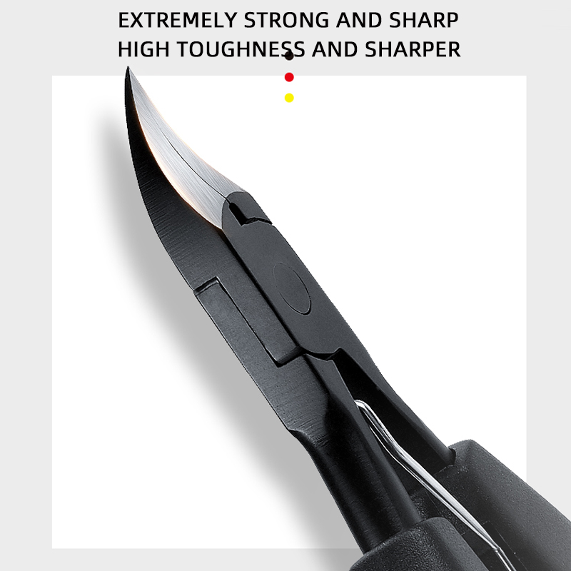 Ingrown Nail Clippers Toenail Cutter Stainless Steel Pedicure Tool for Thick Toe Nail Correction, Deep Into Nail Grooves
