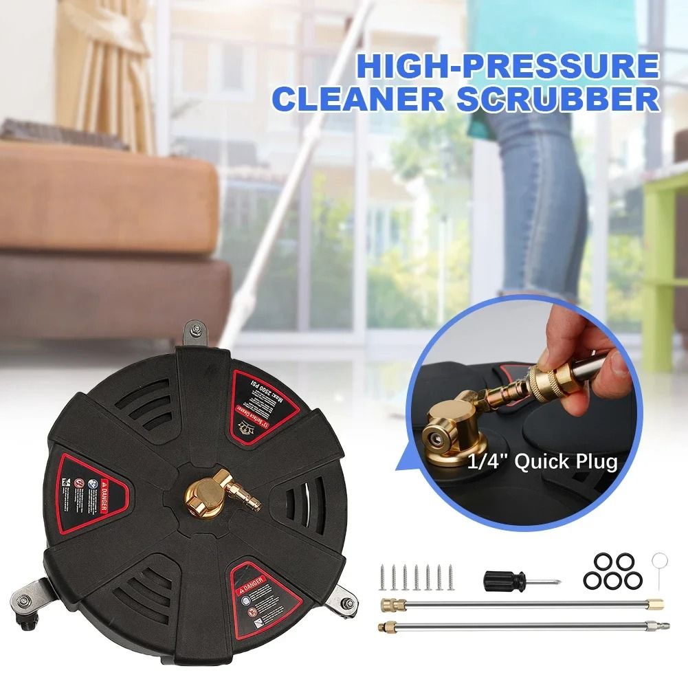13 Inch Pressure Washer Surface Cleaner Flat Surface Cleaning Attachment