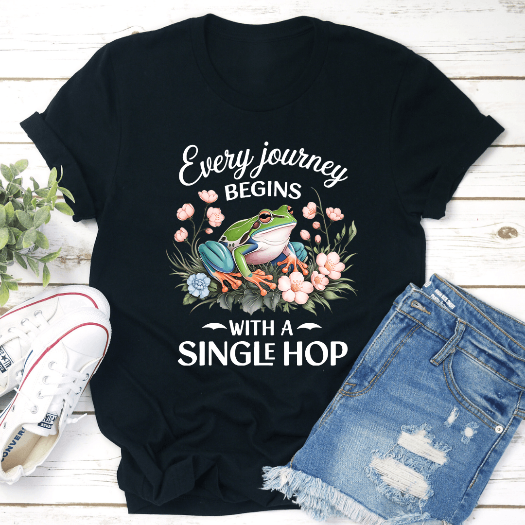 Every Journey Begins With A Single Shop Tee