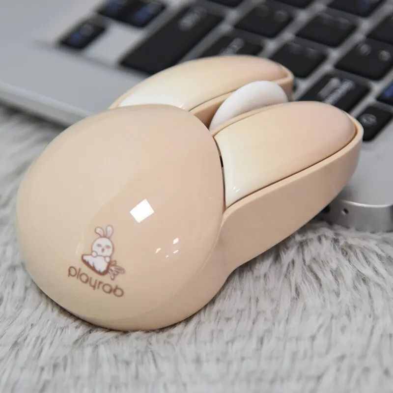 Cute Rabbit Silent Wireless Mini Mouse