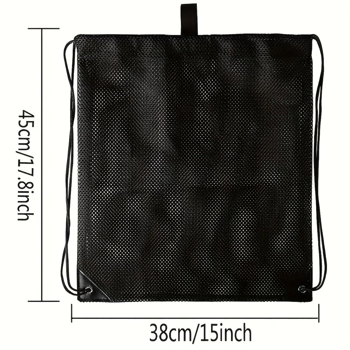 Portable Multi-Purpose Drawstring Mesh Storage Backpack