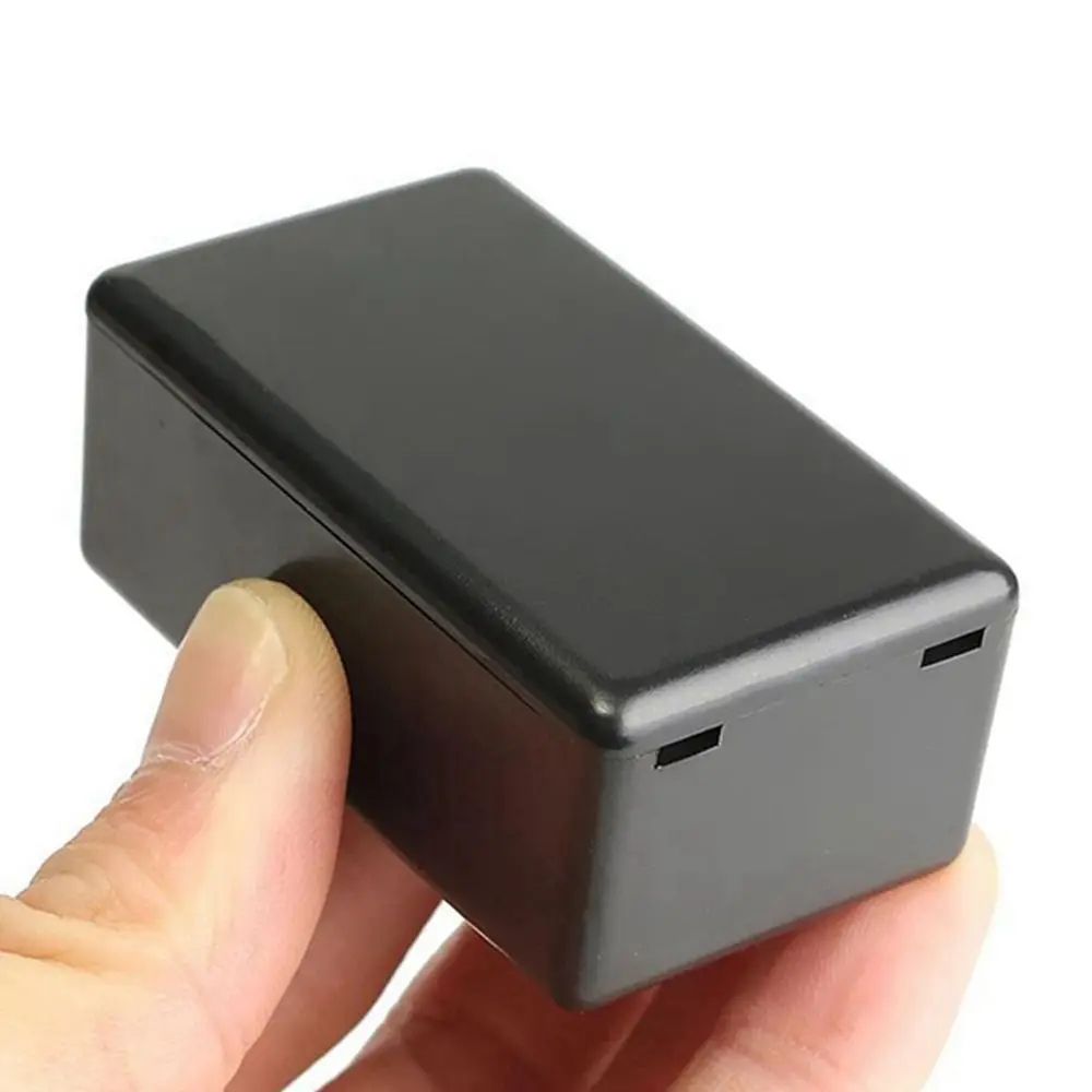 Waterproof ABS Electronic Enclosure Box | Black Instrument Project Case Housing for DIY Circuits, Electronics Storage