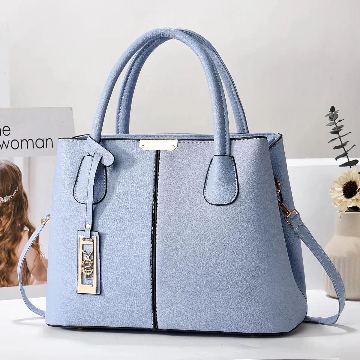 Luxury Style Womens Leather Handbag