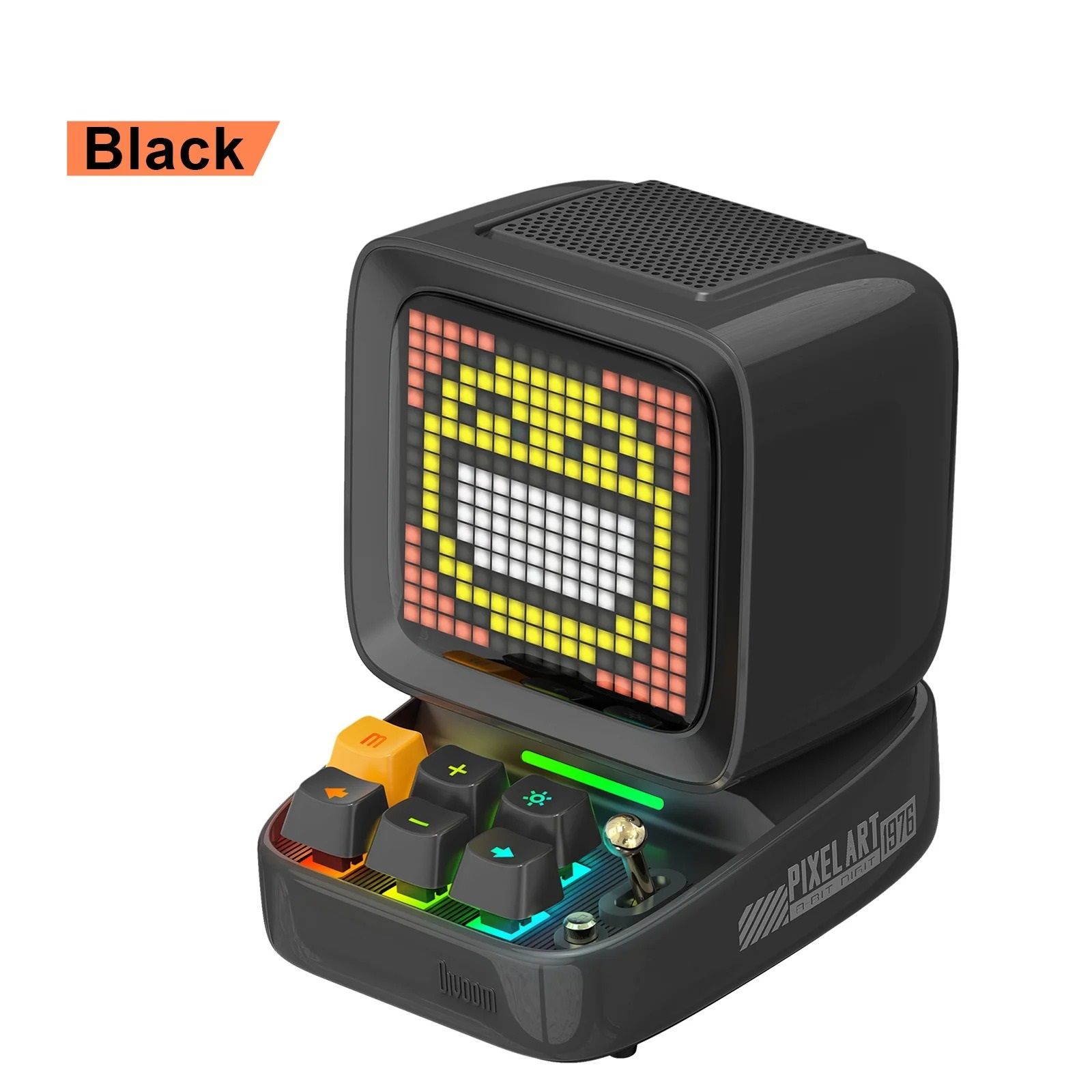 Retro Pixel Art Bluetooth Speaker with DIY LED Display and App Control