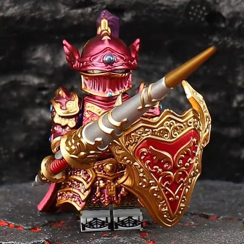 GP201 Lich King Medieval Knights Building Block Set – Round Table Anime Action Figure Collection