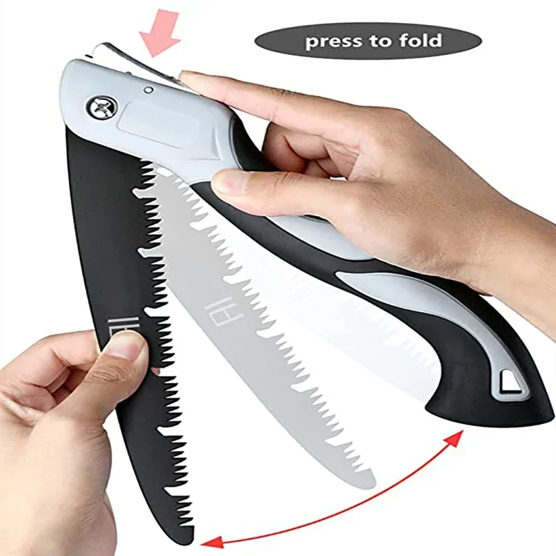Portable Folding Hand Saw for Outdoor Activities Compact & Durable Garden, Camping & Woodworking Pruning Tool