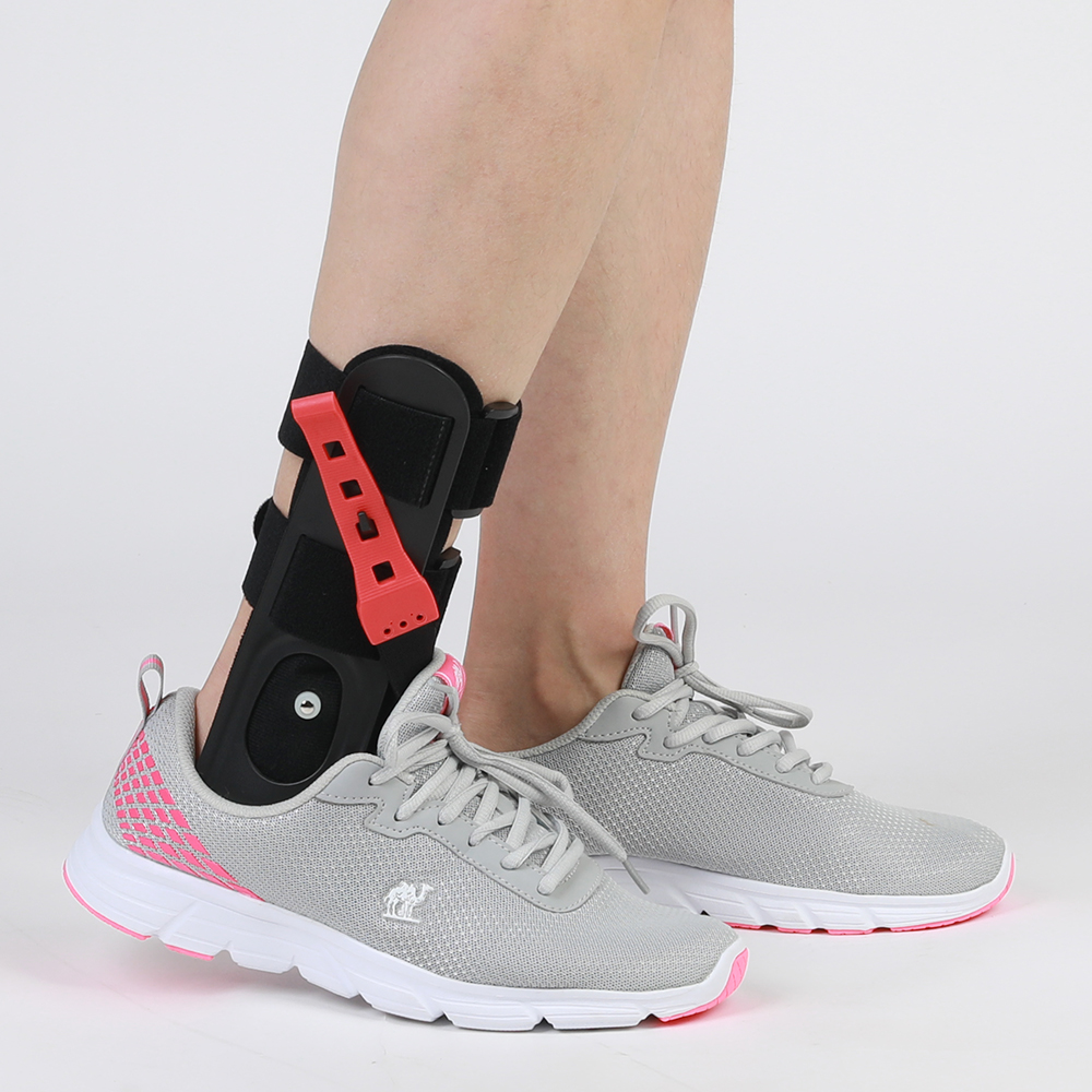 Ankle Foot Orthosis Brace, Inflatable Airbag Support, Drop Foot Aid, Comfortable Walking Brace for Stroke Hemiplegia