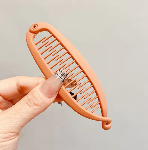 Modern Fish Tail Hair Clip Set – Stylish Plastic Hairpin for Everyday & Occasion Styling (1/4PCS)