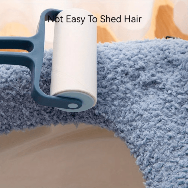 Winter Toilet Seat Cushion Set Thickened Washable Soft Cover with Zipper