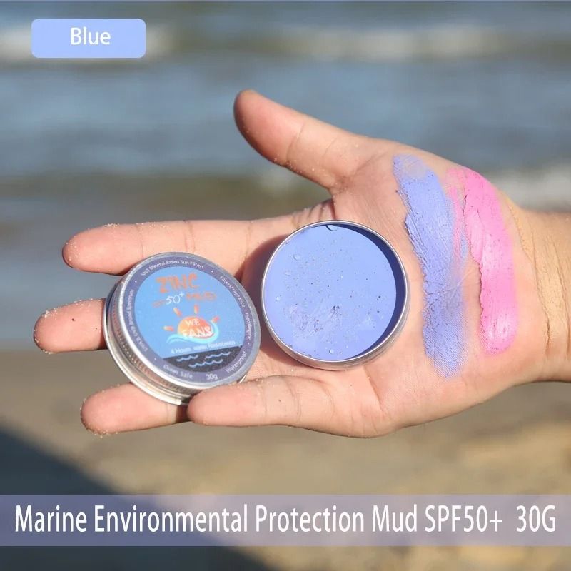 Eco-Friendly Zinc Surfing & Diving Sunscreen Mud
