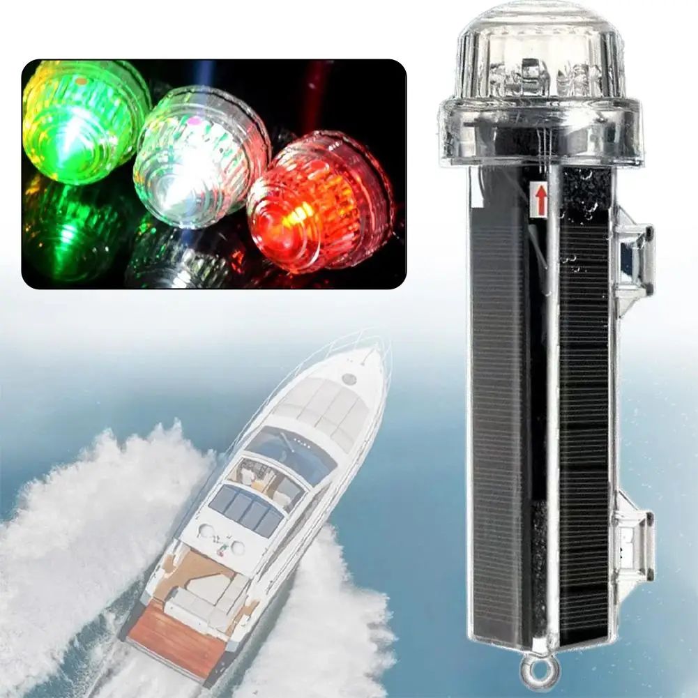 Solar Marine Net Marker Light – Waterproof Marine Navigation Light for Buoy, Anchor & Net Safety