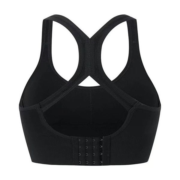 Back Closure Women Bras Sexy Lingerie Fitness Bra Seamless Bralette Gather Pad Shockproof Underwear Female Brassiere Tan