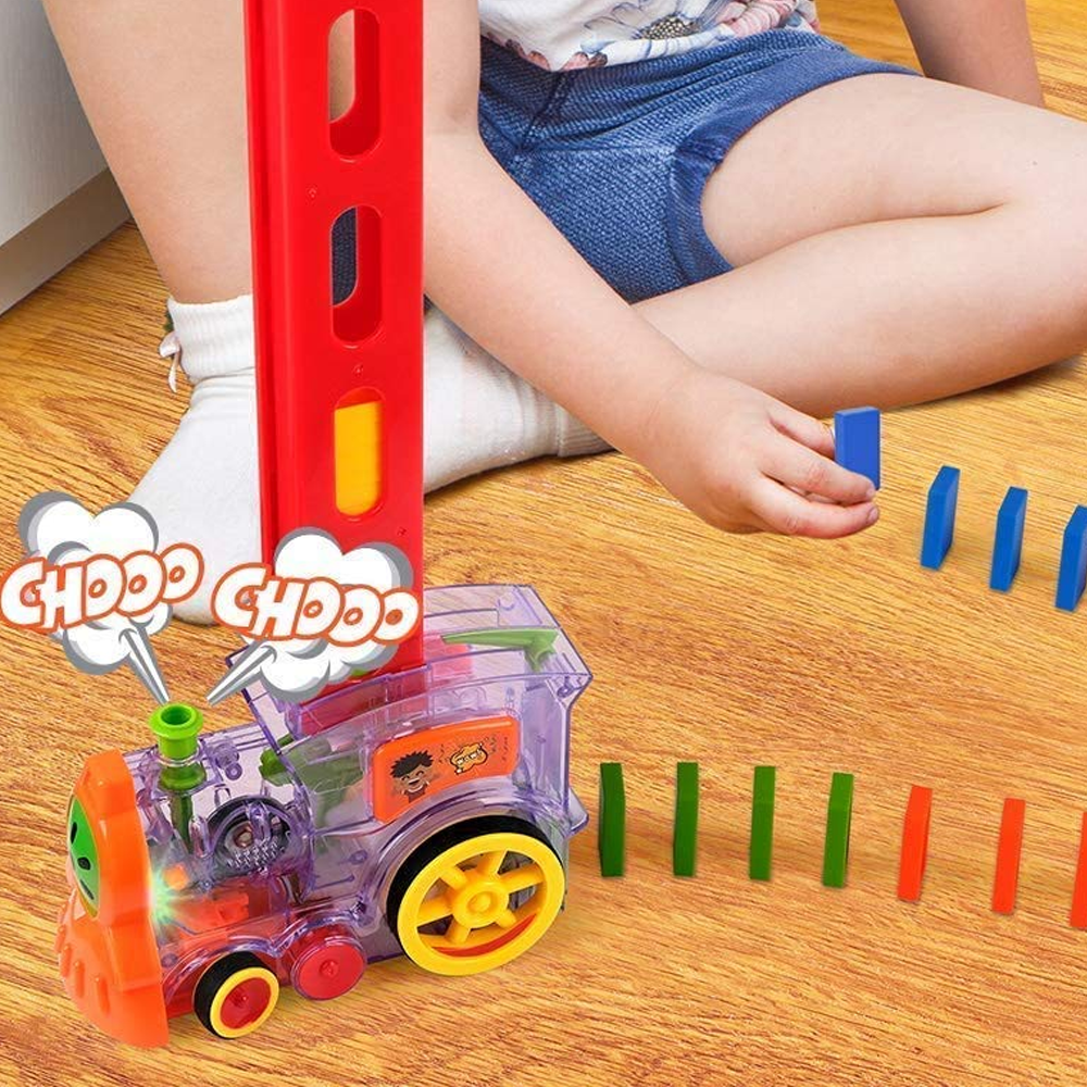 Automatic Domino Train Toy – Educational & Fun