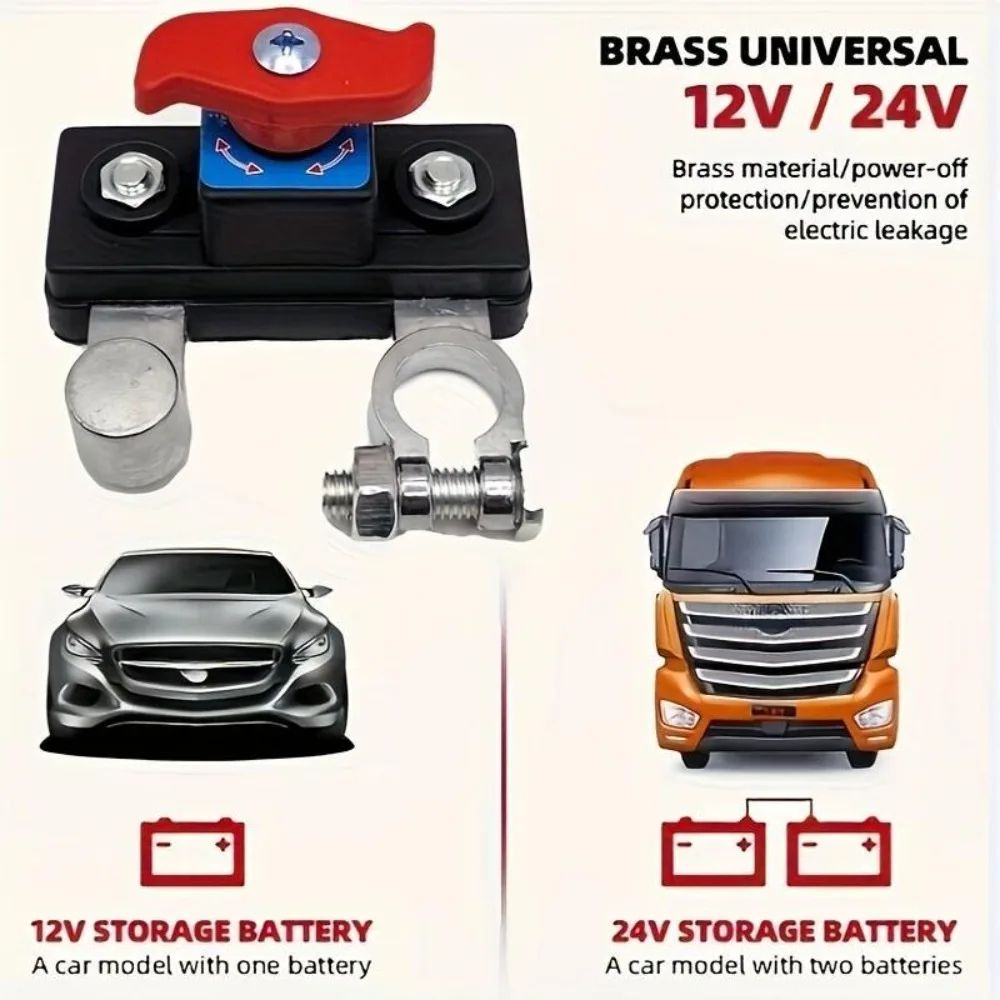 Universal Car Battery Disconnect Cut Off Switch