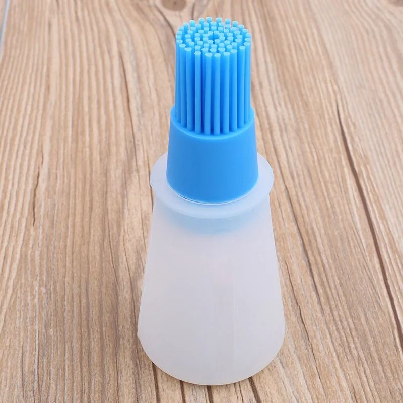 High-Temperature Silicone Oil Bottle Brush – Precision BBQ & Baking Dispenser
