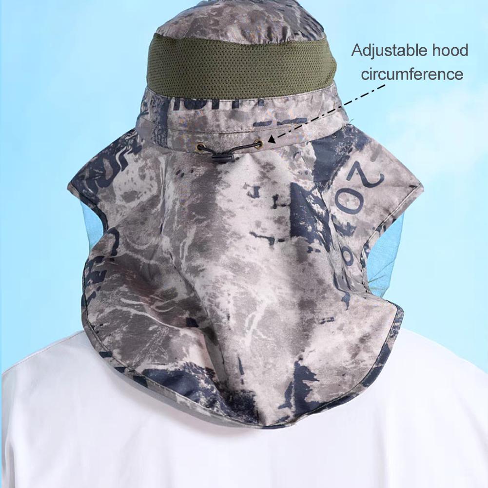 Bug Proof Sun Hat with Face Net UV Protection for Fishing & Beekeeping
