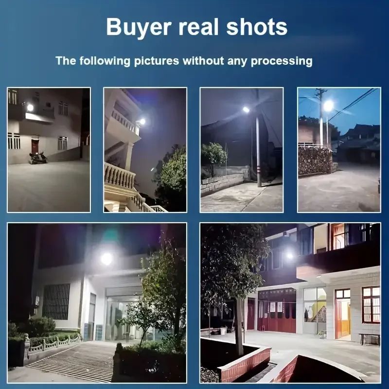 504LED Ultra-Bright Solar Street Light – Wide Angle Motion Sensor, Remote Control, Energy-Efficient, Waterproof