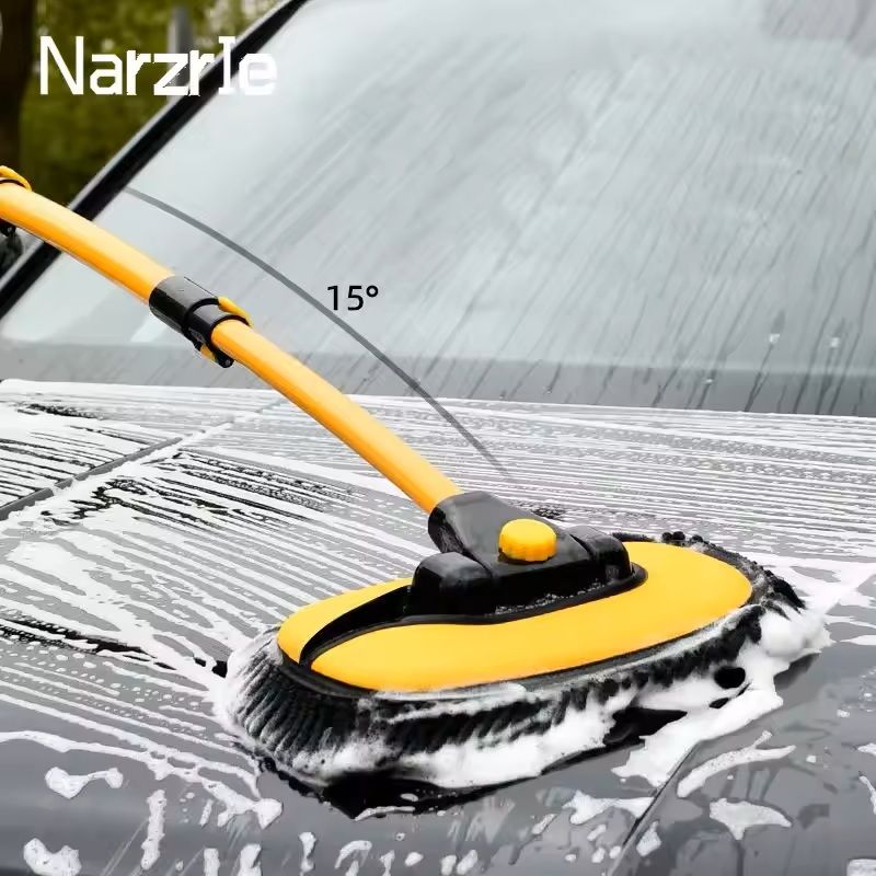 New Car Wash Mop Cleaning Brush With Telescoping Handle