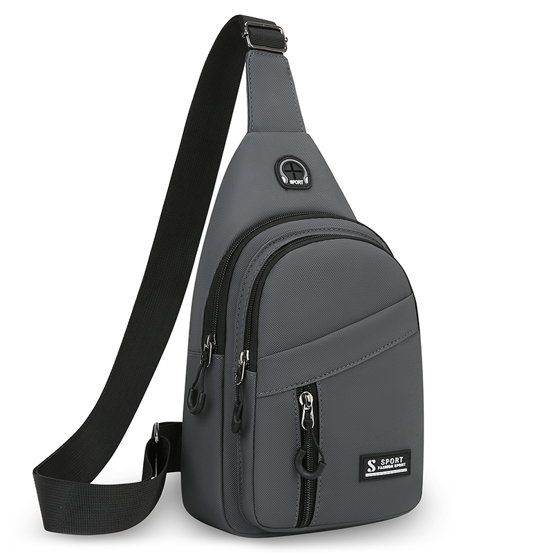 Adjustable Crossbody Bag for Men & Women Durable Hiking Travel & Sports Chest Backpack